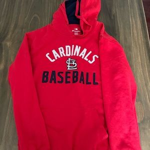 Like New MLB Fanatics St Louis Cardinals hoodie  Size medium